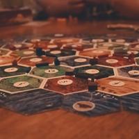 People playing a board game